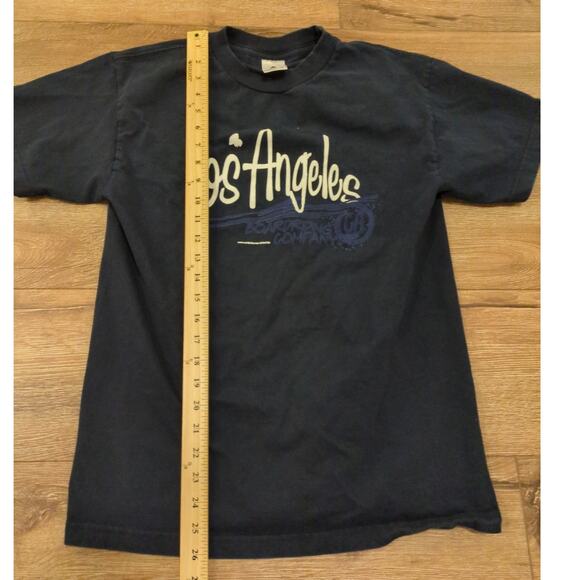 VTG Los Angeles Boarding Adult Medium Shirt California Skate Surf LA Dodgers Y2K - Picture 4 of 6